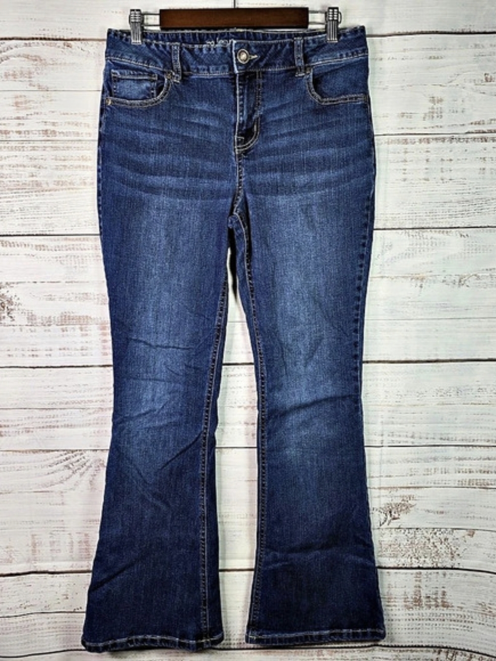 Maurices M Jeans Women’s Size 10 Regular Mid Rise Bootcut Dark Wash